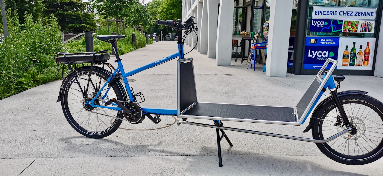 Macadam cargo Genève. Vélo cargo sur mesure.