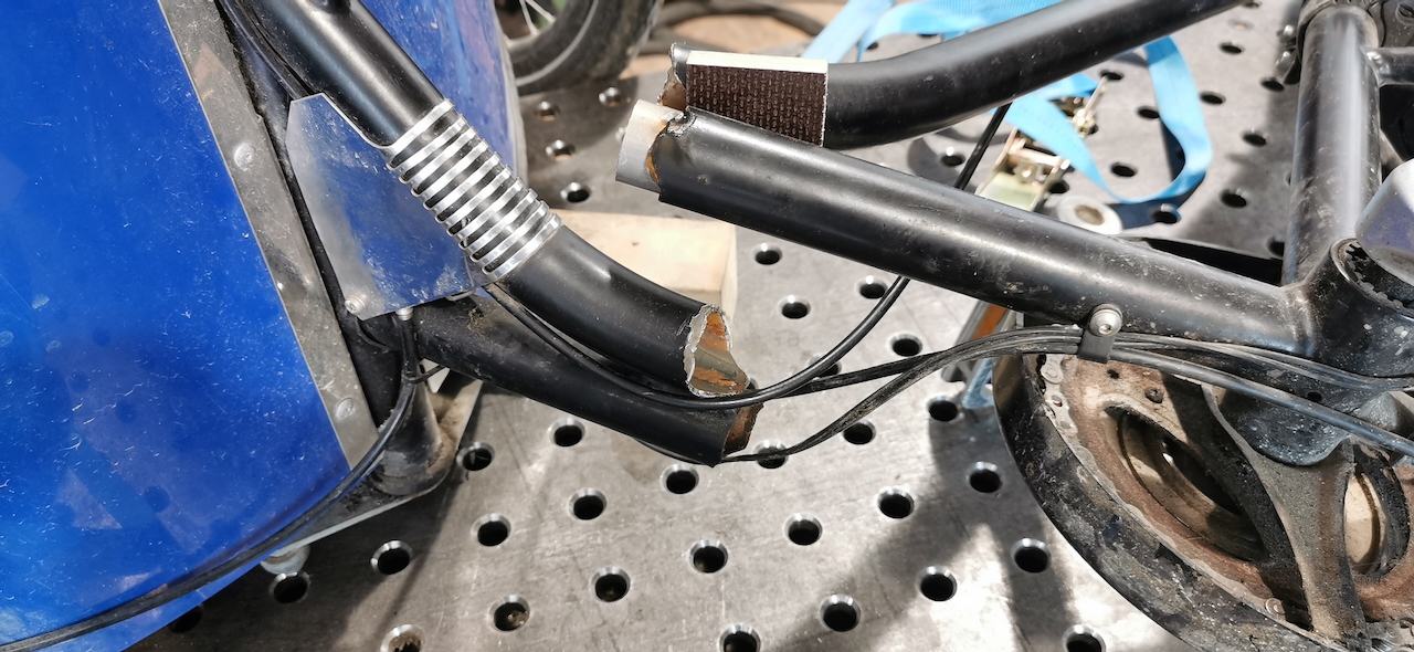 Macadam cargo Genève. Réparation et soudure de cadres de vélos.